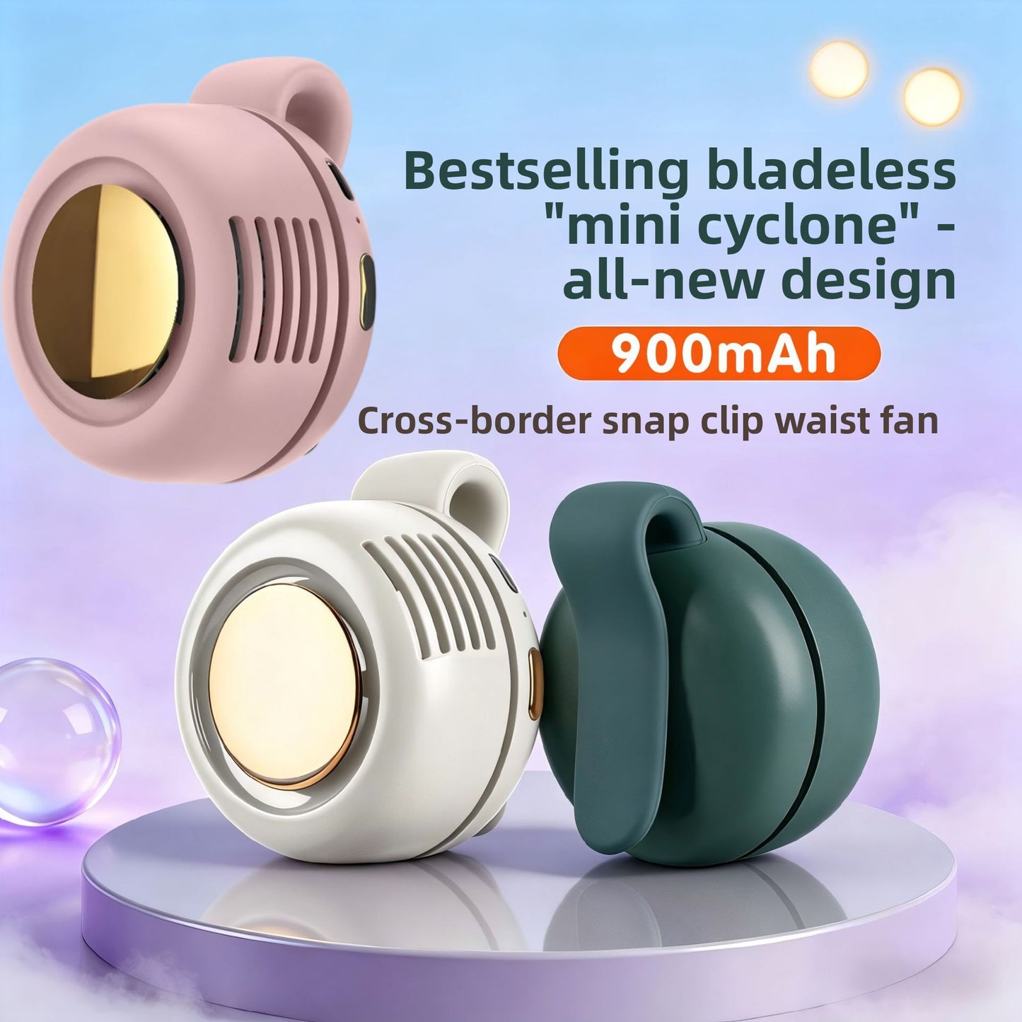 Ventilatore da Collo USB Ricaricabile ? Raffreddamento Portatile